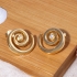 BR-02281 BRINCO EM ESPIRAL COM DETALHE DE ZIRCÔNIA CENTRAL