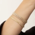 PX-0028 PULSEIRA BANHADA A OURO 18K COM DESIGN RIVIERA
