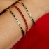 BL-00042 BRACELETE COM DESIGN MINIMALISTA E TEXTURIZADO