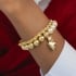 PR-0061 PULSEIRA BANHADA A OURO 18K COM CORRENTE CORDÃO BAIANO