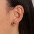 KBF-0004 KIT COM 10 PARES DE BRINCOS BANHADOS A OURO 18K COM DESIGN EM ESFERAS