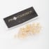 KBF-0018-KIT COM 10 PARES DE BRINCOS FIXOS BANHADOS A OURO 18K COM PEDRA EM ZIRCÔNIA