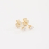 KBF-0030-KIT COM 10 BRINCOS DE ZIRCONIAS QUADRADAS PEQUENAS