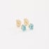 KBF-0032 KIT COM 10 BRINCOS DE ZIRCONIA GOTA