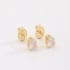 KBF-0042 KIT COM 10 PARES DE BRINCOS BANHADOS A OURO 18K COM ZIRCÔNIA