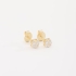 KBF-0045 KIT COM 10 BRINCOS DE ZIRCONIAS QUADRADAS