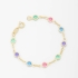 KPI-0002 KIT PULSEIRA COM PEDRAS COLORIDAS