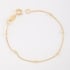 KPI-0015 KIT COM 3 PULSEIRAS BANHADAS A OURO 18K COM CORRENTE VENEZIANA E DETALHES EM ESFERAS
