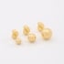 KTBF-0001 KIT COM 10 PEÇAS DE TRIO DE BRINCOS BANHADOS A OURO 18K EM FORMATO DE ESFERA LISA