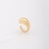 PC-00065 PIERCING BANHADO A OURO 18K COM DESIGN LISO E ORGÂNICO