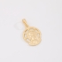 PG-00033 PINGENTE BANHADO A OURO 18K COM IMAGEM DE JESUS CRISTO E DETALHES VAZADO