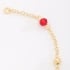 PI-00094 PULSEIRA INFANTIL BANHADA A OURO 18K COM DETALHES EM PÉROLA E PEDRAS COLORIDAS