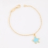 PI-00122-PULSEIRA INFANTIL COM ESTRELA-DO-MAR ESMALTADA