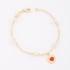 PI-00124-PULSEIRA INFANTIL COM CORAÇÃO E PÉROLAS