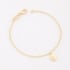 PI-00125-PULSEIRA INFANTIL COM PINGENTE DE FLOR