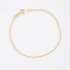 PR-0005 PULSEIRA BANHADA A OURO 18K COM CORRENTE EM ELO CADEADINHO E DESIGN DELICADO