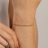 PR-0018 PULSEIRA BANHADA A OURO 18K COM DESIGN EM ELOS REDONDOS