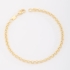 PR-0018 PULSEIRA BANHADA A OURO 18K COM DESIGN EM ELOS REDONDOS