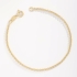 PR-0019 PULSEIRA BANHADA A OURO 18K COM CORRENTE EM ELO PORTUGUÊS