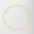 PR-0039 PULSEIRA BANHADA A OURO 18K COM ELOS ESTILO GRUMET E CARTIER