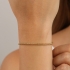 PR-0083-PULSEIRA BANHADA A OURO 18K COM CORRENTE EM MALHA FLEXÍVEL