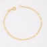 PR-0116 PULSEIRA BANHADA A OURO 18K COM ELOS ALONGADOS