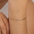 PR-0146 PULSEIRA COM CORRENTE ESTILO PIASTRINE E ACABAMENTO POLIDO