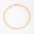 PR-0149 PULSEIRA BANHADA A OURO 18K COM CORRENTE EM ELO PORTUGUÊS