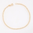PR-0154 PULSEIRA BANHADA A OURO 18K COM CORRENTE SINGAPURA