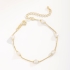 PU-00013 PULSEIRA BANHADA A OURO 18K COM PÉROLAS EM FORMATO DE CORAÇÃO