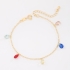 PU-00018 PULSEIRA COM CRISTAIS EM FORMATO DE GOTA