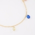 PU-00018 PULSEIRA COM PINGENTES DE PEDRA EM GOTAS