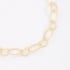 PU-00039 PULSEIRA BANHADA A OURO 18K COM ELOS INTERCALADOS EM CORAÇÃO E OVAL