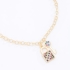 PU-00083-PULSEIRA COM PINGENTE DE CADEADO E CHAVE COLORIDOS