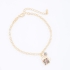 PU-00083-PULSEIRA COM PINGENTE DE CADEADO E CHAVE COLORIDOS