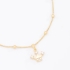 PU-00100-PULSEIRA COM ESFERAS E PINGENTE DE COROA