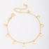 PU-00128 PULSEIRA BANHADA A OURO 18K COM MEDALHINHAS LISAS