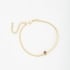 PU-00156 PULSEIRA COM PINGENTE DE ZIRCÔNIA REDONDA CENTRAL 
