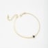 PU-00156 PULSEIRA COM PINGENTE DE ZIRCÔNIA REDONDA CENTRAL 