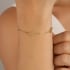 PU-00171 PULSEIRA BANHADA A OURO 18K COM DETALHES EM ÁRVORE DA VIDA