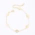 PU-00171 PULSEIRA BANHADA A OURO 18K COM DETALHES EM ÁRVORE DA VIDA