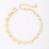 PU-00204 PULSEIRA BANHADA A OURO 18K EM ELOS DE CORAÇÃO