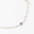 PU-00251 PULSEIRA BANHADA A OURO 18K COM PÉROLAS E CRISTAIS COLORIDOS