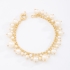 PU-00254 PULSEIRA BANHADA A OURO 18K COM CORRENTE DELICADA E PÉROLAS