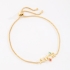 PU-00273 PULSEIRA BANHADA A OURO 18K REGULÁVEL E ESCRITA 