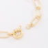 PU-00307 PULSEIRA BANHADA A OURO 18K COM ELOS OVAIS E FECHO BOIA