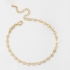 PU-00314 PULSEIRA BANHADA A OURO 18K COM MEDALHINHAS LISAS INTERLIGADAS