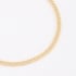 PU-00318 PULSEIRA BANHADA A OURO 18K COM DESIGN EM ELOS ENTRELAÇADOS