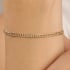 PU-00318 PULSEIRA BANHADA A OURO 18K COM DESIGN EM ELOS ENTRELAÇADOS