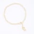 PU-00392-PULSEIRA COM ELOS DE CORAÇÃO E PINGENTE DE MENINA